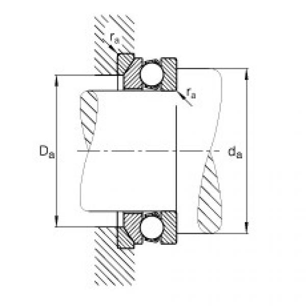 Axial deep groove ball bearings - 53202 + U202 #3 image