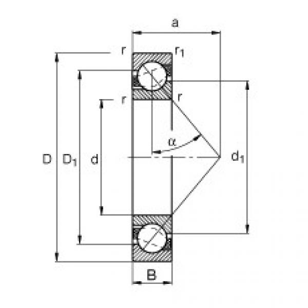 Angular contact ball bearings - 7205-B-XL-JP #1 image