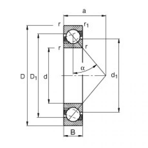 Angular contact ball bearings - 7206-B-XL-TVP #1 image