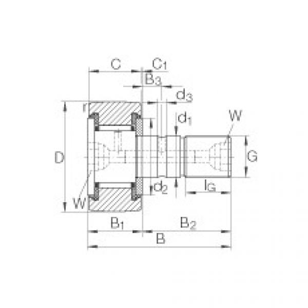 Stud type track rollers - KR72-PP #1 image