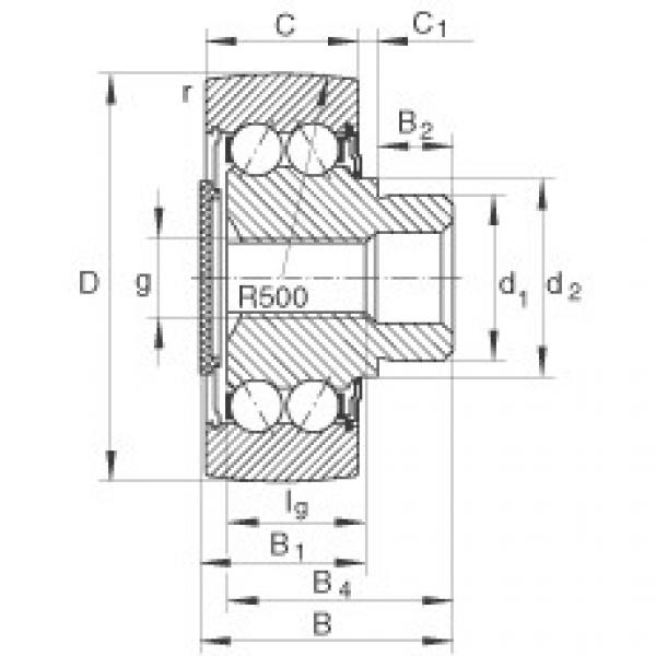 Stud type track rollers - ZL5201-DRS #1 image