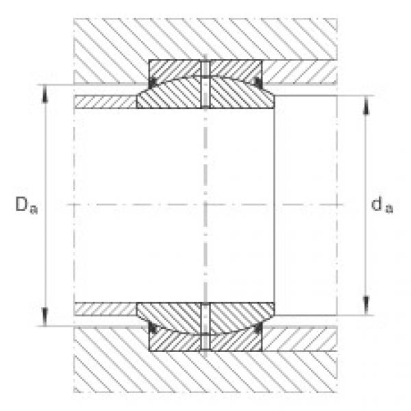 Radial spherical plain bearings - GE17-DO-2RS #2 image