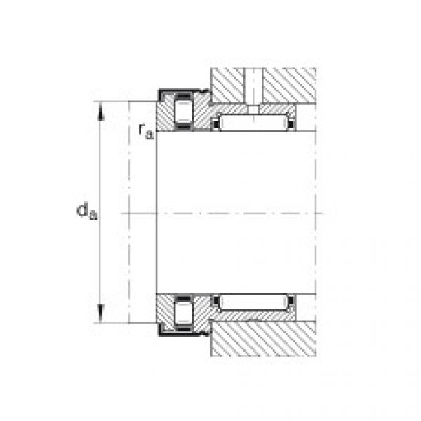 Needle roller/axial cylindrical roller bearings - NKXR45-Z-XL #2 image