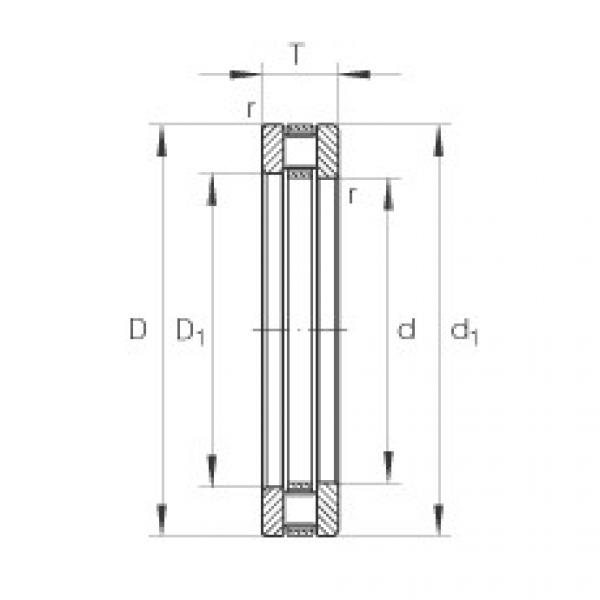 Axial cylindrical roller bearings - 81102-TV #1 image