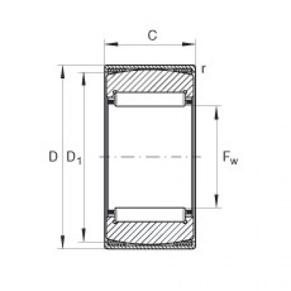 Aligning needle roller bearings - RPNA25/42-XL #1 image