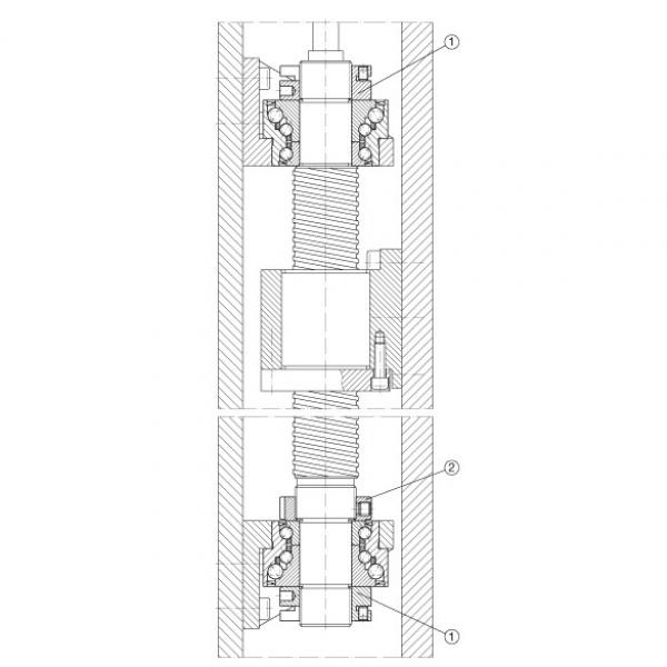 Angular contact ball bearing units - DKLFA1575-2RS #4 image