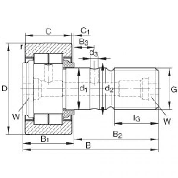 Stud type track rollers - NUKR40 #1 image