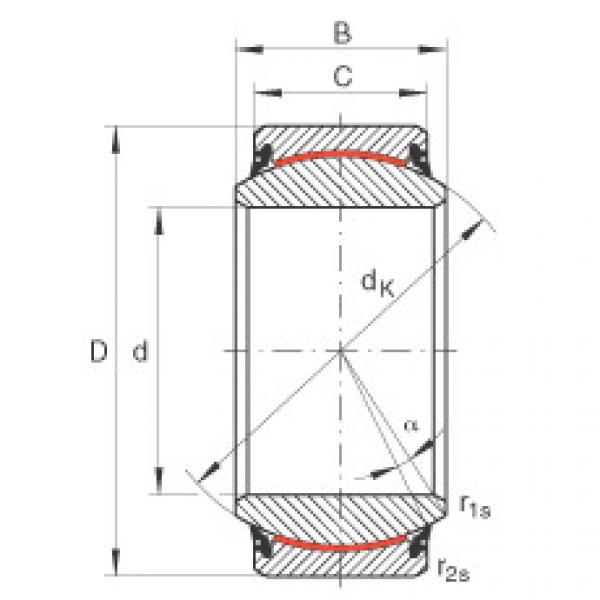 Radial spherical plain bearings - GE120-UK-2RS #1 image