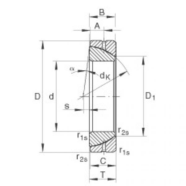 Angular contact spherical plain bearings - GE100-SX #1 image