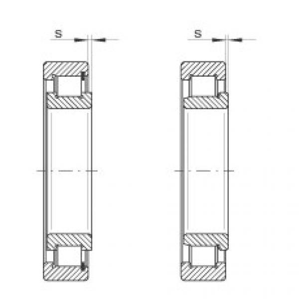 Cylindrical roller bearings - SL192308-XL #2 image