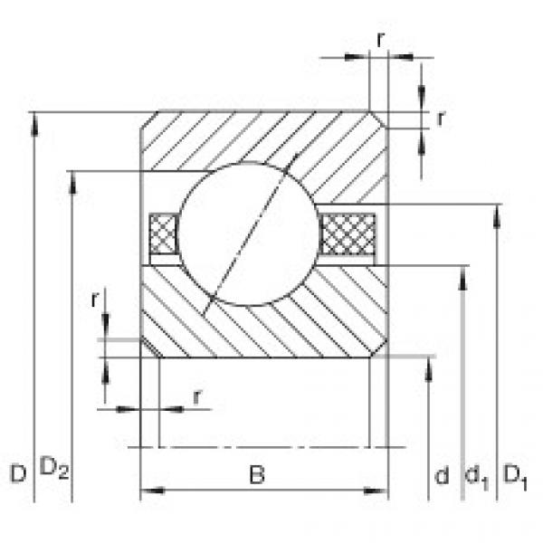 Thin section bearings - CSEAA010-TV #1 image