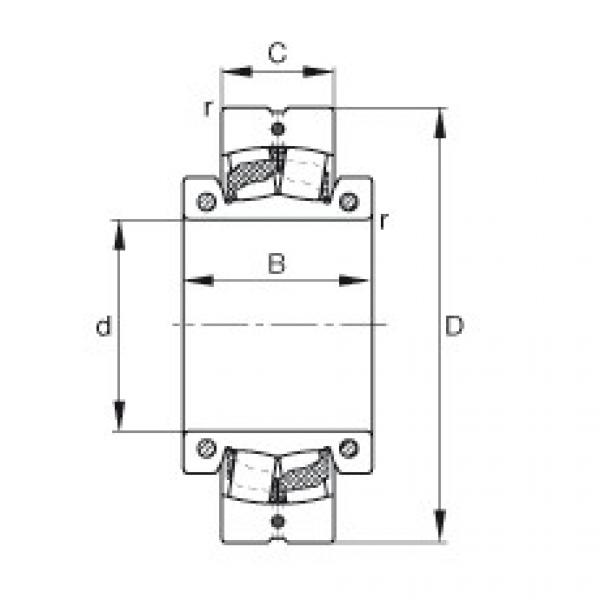 Spherical roller bearings - 222S.203 #1 image