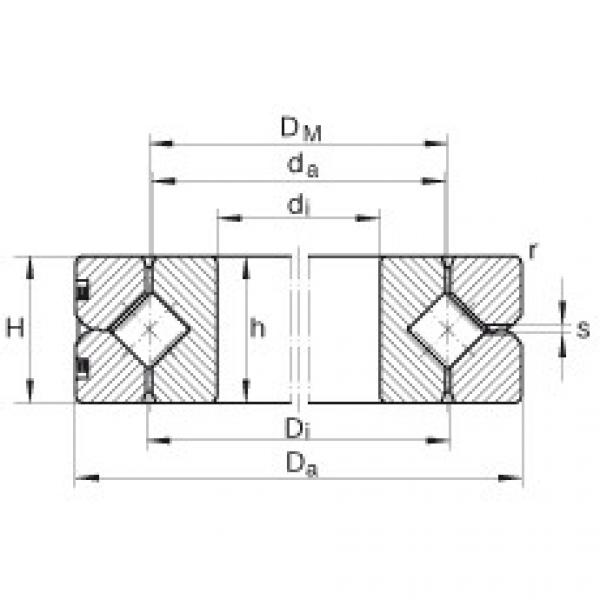 Crossed roller bearings - SX011814 #1 image