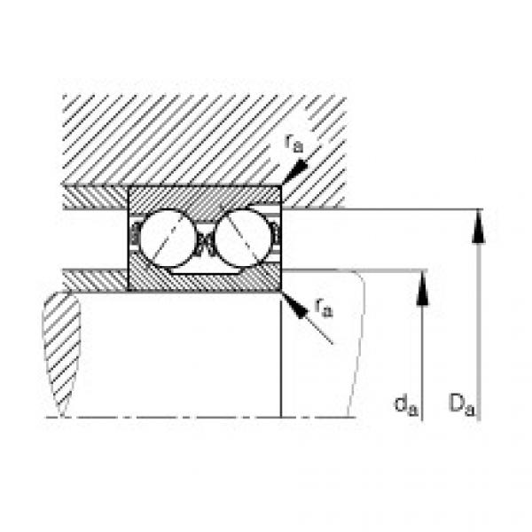 Angular contact ball bearings - 3222-M #2 image