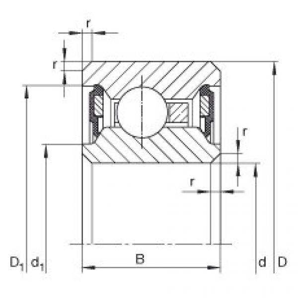 Thin section bearings - CSCU050-2RS #1 image