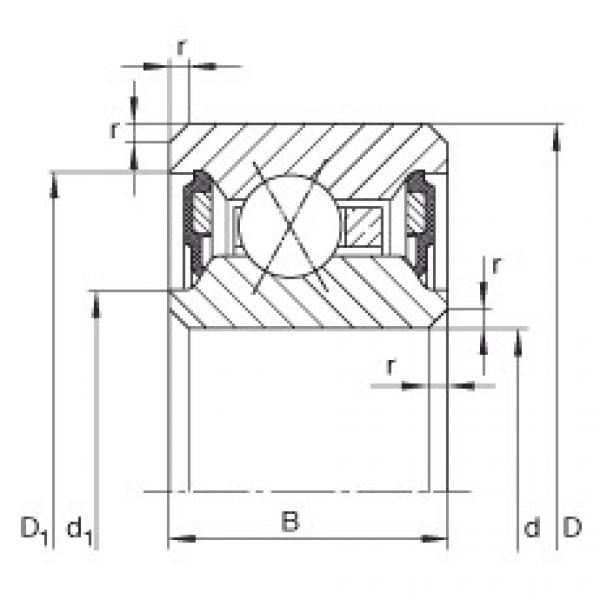 Thin section bearings - CSXU060-2RS #1 image