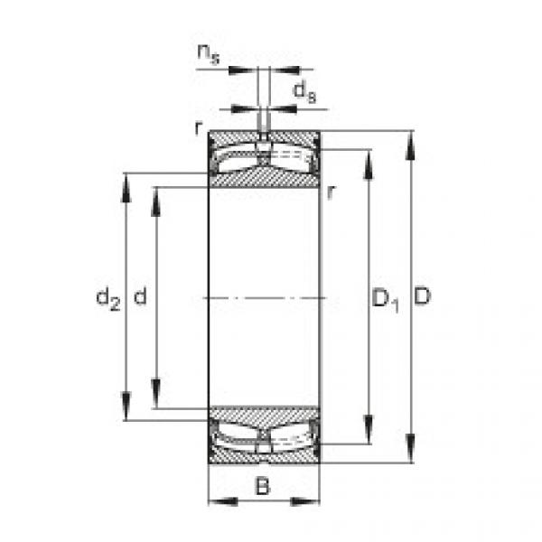 Sealed spherical roller bearings - 24032-BE-XL-2VSR #1 image