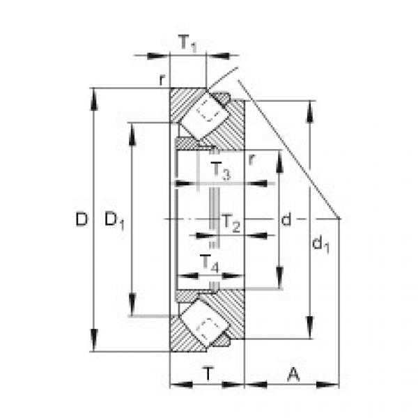 Axial spherical roller bearings - 292/1120-E1-MB #1 image