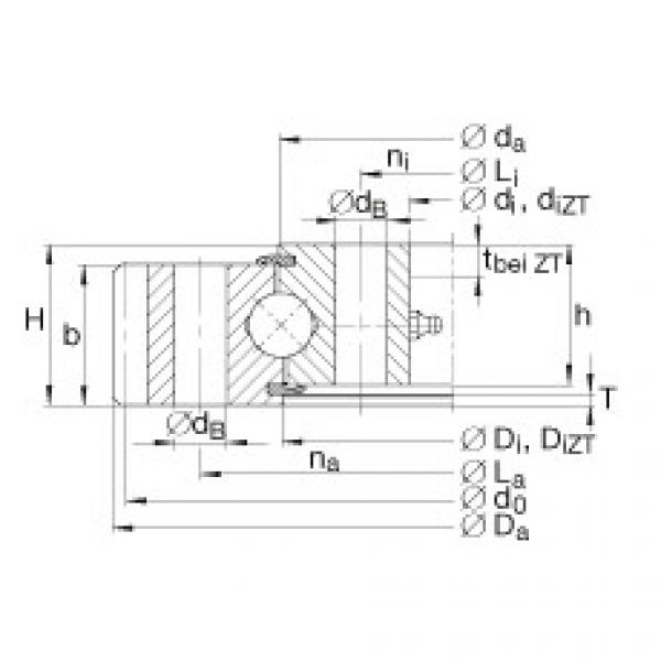 Four point contact bearings - VA160235-N #1 image