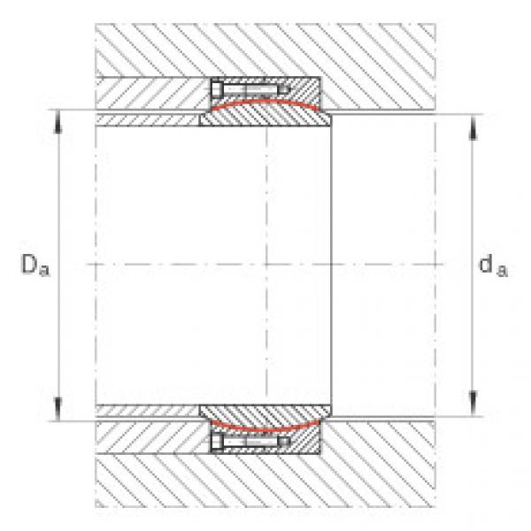 Large radial spherical plain bearings - GE460-DW-2RS2 #2 image