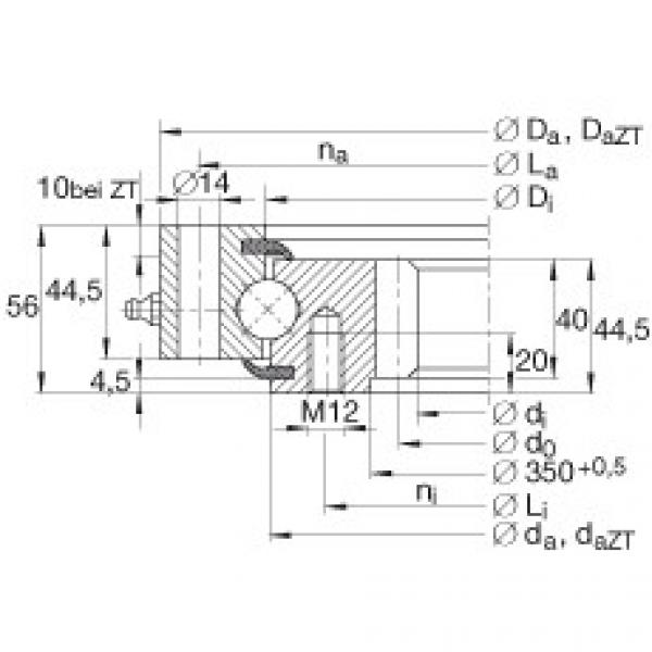 Four point contact bearings - VSI200414-N #1 image