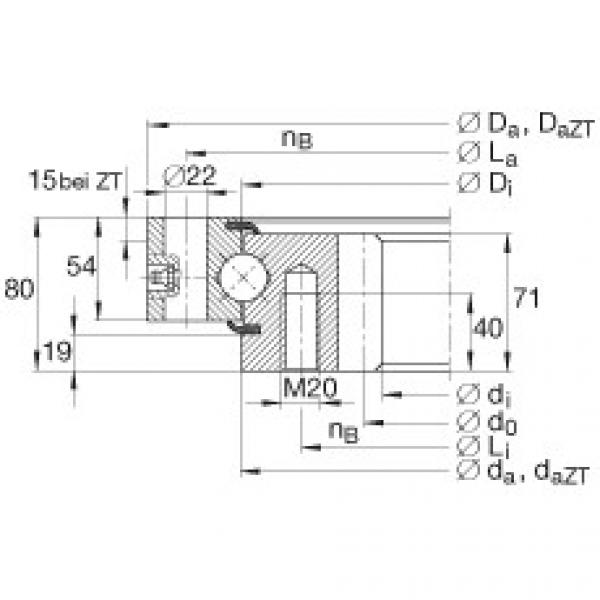 Four point contact bearings - VSI250755-N #1 image