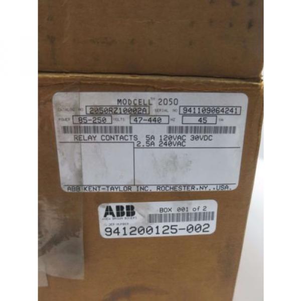 NEW ABB 2050RZ10002A MODCELL 2050 CONTROLLER 85-250V-AC 45VA D512044 #7 image