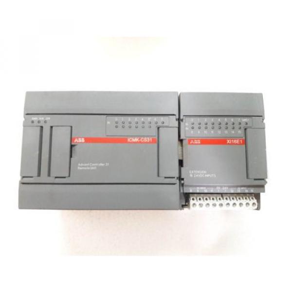 ABB ADVANT CONTROLLER ICMK-CS31-A1.0 AND ABB EXTENSION XI16E1-E4.0 #1 image