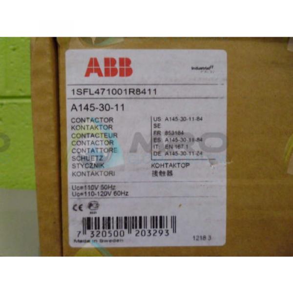 ABB A145-30-11 CONTACTOR *NEW IN BOX* #1 image