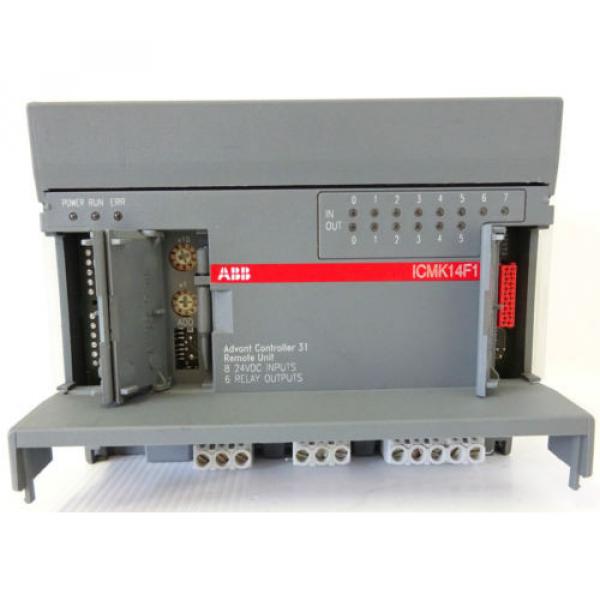 ABB ICMK14F1 Advant Controller 31 SPS-Steuerungsmodul ICMK14F1-K10.0 8input 6out #12 image