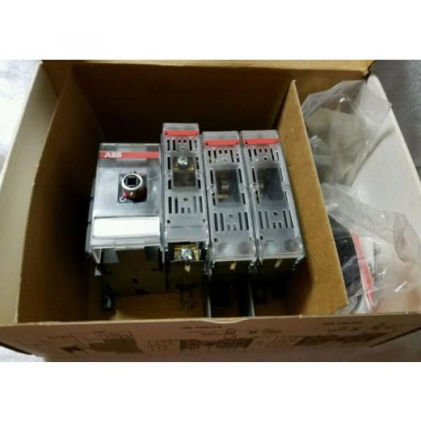 ABB OS100J03 FUSIBLE DISCONNECT SWITCH    600 VAC 100 AMP NEW #1 image