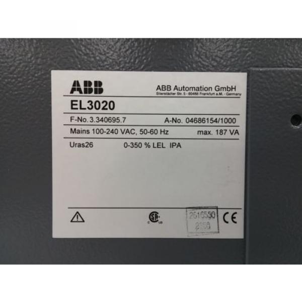 46-401// ABB EL3020 CONTROLLER [USED/FAST] #5 image