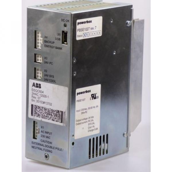 ABB DSQC 604 / DSQC604 3HAC12928-1 Rev. 07 Stromversorgung Power Supply Powerbox #1 image