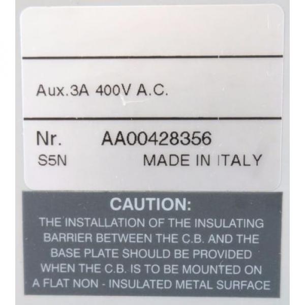 ABB SACE S5H Leistungsschalter S5 Circuit Breaker 600V~ 400A PR211 Auslöser #9 image