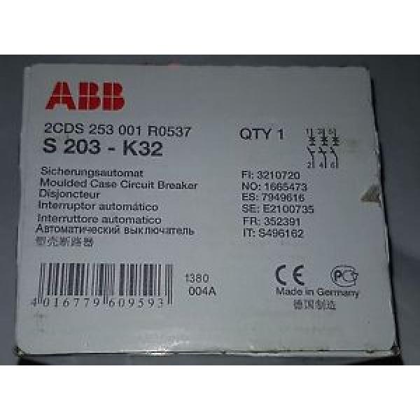 ABB S203-K32 Sicherungsautomat K-Char., 6kA, 32A, 3P #1 image