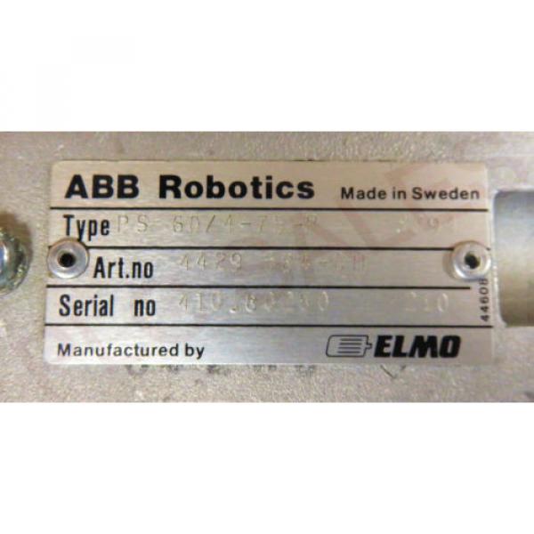 ABB Robotics ELMO PS 60/4-75-P  |  Servo Motor with 5692 435-R Resolver #4 image