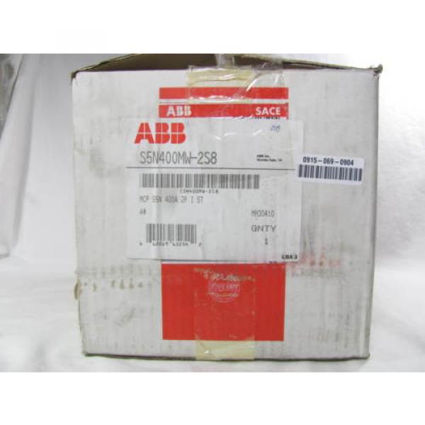 ABB, Circuit Breaker, SACE S5, S5N400MW-2S8, with Isomax,  3P, 600V, New in Box #10 image