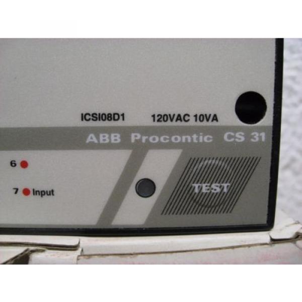 New ABB Procontic CS31 ICSI08D1-120 FPR3315101R0014 120V 10VA I/O Remote Unit #6 image