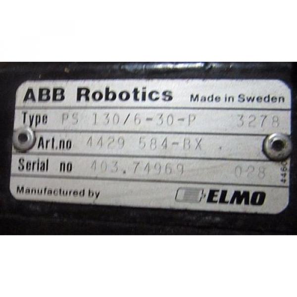 ABB ROBOTICS IRB2000-4810 HANDLING ROBOT ARM W/ AC SERVO MOTOR **XLNT** #3 image