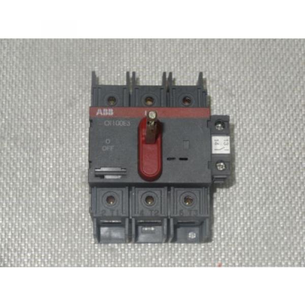 ABB Disconnect Switch OT100E3 100A 600VAC #1 image