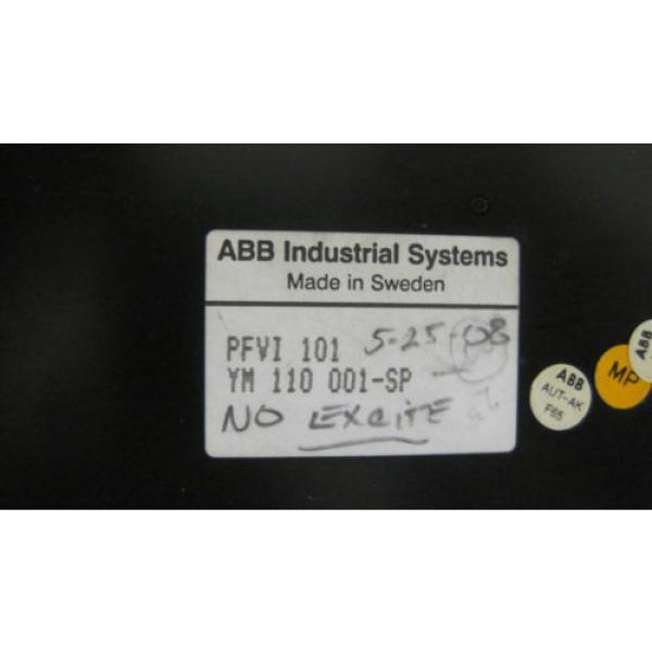 USED ABB PFV1-101 POWER SUPPLY PFV1101  YM110001SP #2 image
