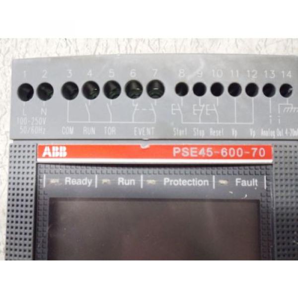 ABB 1SFA897105R7000 PANEL CONTROL PSE45-600-70 (USED) #5 image