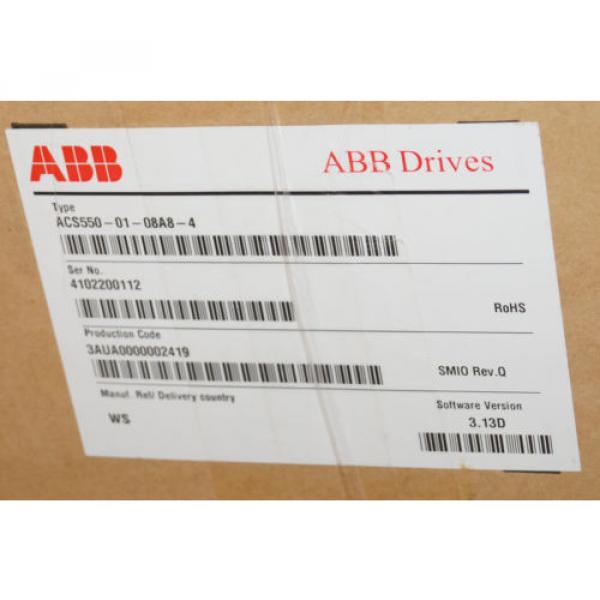 ABB ACS550-01-08A8-4  Frequenzumrichter #2 image