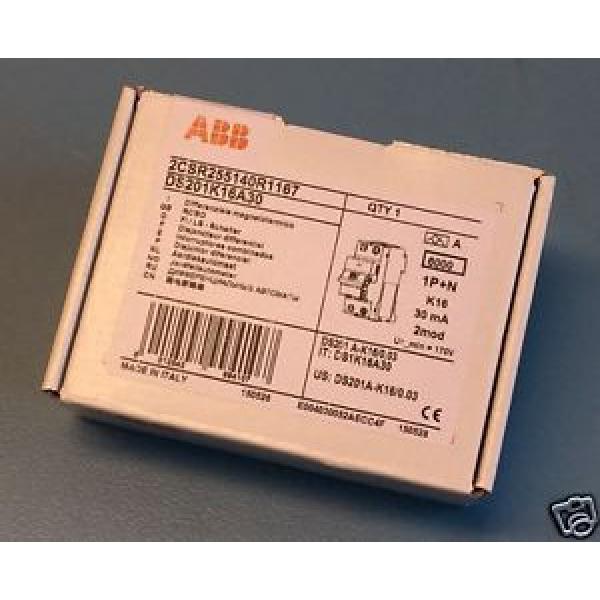 1P+N ABB DS201K16A30 Fehlerstrom-Schutzschalter 30mA Auslösecharakteristik K;Neu #1 image