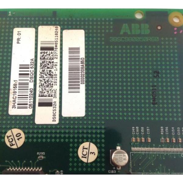ABB I/O CPU CARD 3HAC18158-1/01 / 3HAC18158-1 / DSQC532A 100045 #2 image