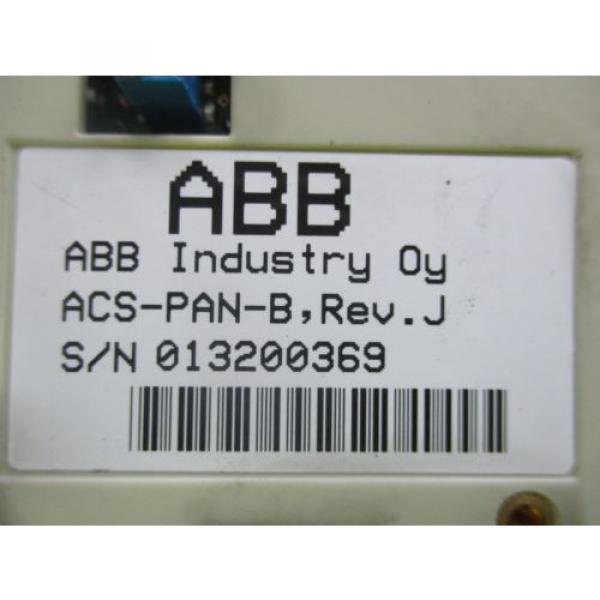 ABB KEYPAD REV J ACS-PAN-B #3 image