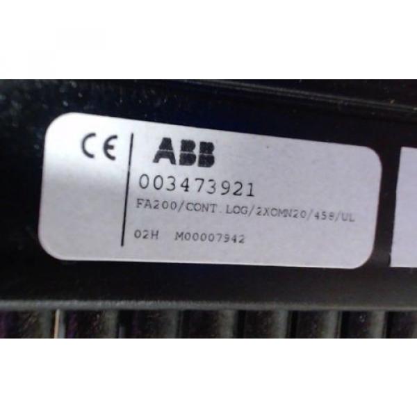 NIB ABB 003473921 FA200/CONTROLLOGIX/2XOMN20/458 - 60 day warranty #5 image