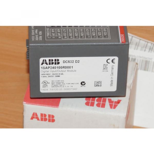 ABB 1SAP240100R001 DC532 D2 Digital Input/Output Module #2 image