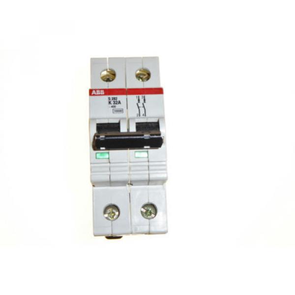 32 Amp double pole Main Switch disconnector ABB S282 K 32A 400v 10kA isolator #3 image