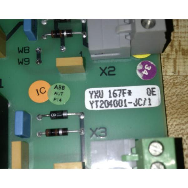 ABB / ASEA BROWN BOVERI CIRCUIT BOARD CARD YXU-167F YT204001-JC/1 2668-184-911 #2 image